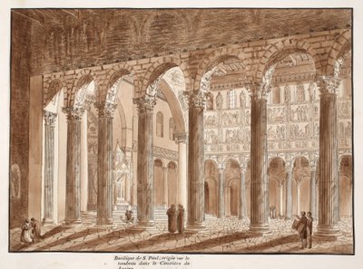 The Basilica of St. Paul, Built on the Tomb in the Cemetery of Lucina by Agostino Tofanelli